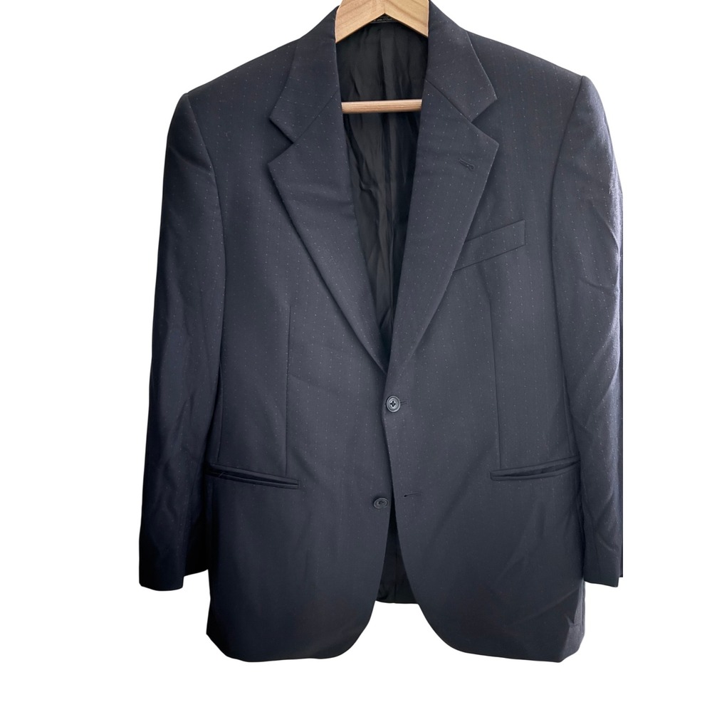 Lubiam 1911 NeoSartoriale 50R Navy Virgin Wool Blazer Sport Coat Made Italy